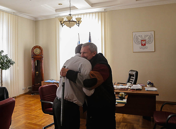 Делегация партии "РОДИНА" в Новороссии, 02.11.2014