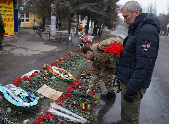 Визит Алексея Журавлева в Донецк, 29.01.2015