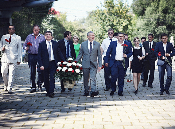Рабочий визит Алексея Журавлёва в Оренбургскую область, 07.09.2015