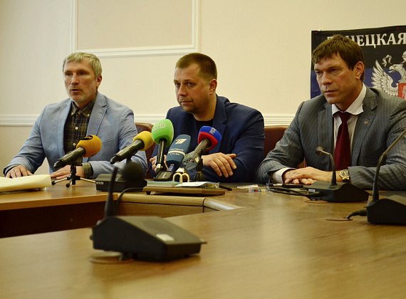 Алексей Журавлёв в Донецке: пресс-конференция, общение с прессой, интервью (часть 2), 12 июня 2014 г.