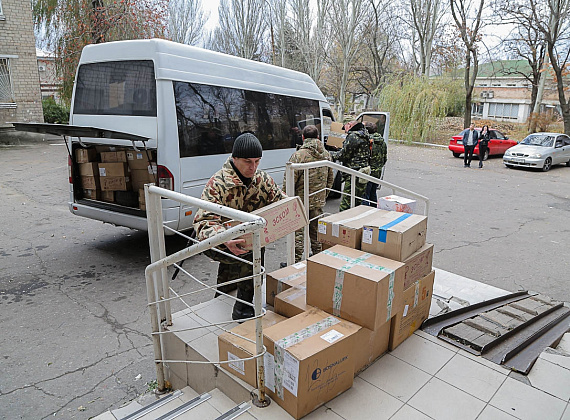 Делегация партии "РОДИНА" в Новороссии, 02.11.2014