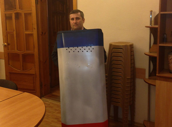 Делегация Русинтерна в Симферополе, 5 марта 2014 г.