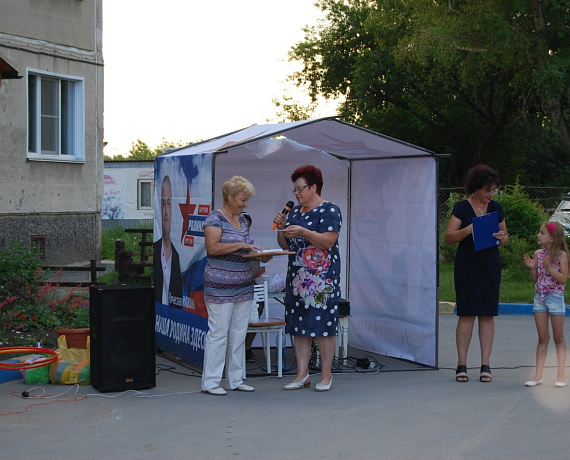 Соратники провели в одном из районов Новосибирска праздник двора