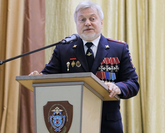 Алексей Новгородов провел Урок мужества в Московском университете МВД России