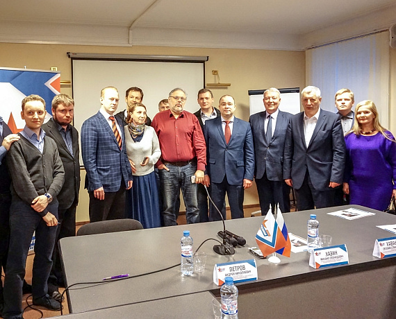 Михаил Хазин в Санкт-Петербурге встретился с соратниками партии "РОДИНА"