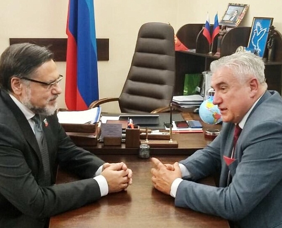 Любомир Радинович с рабочим визитом посетил Луганскую народную республику 
