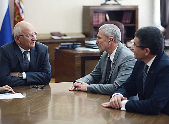 Рабочий визит Алексея Журавлёва в Оренбургскую область, 07.09.2015