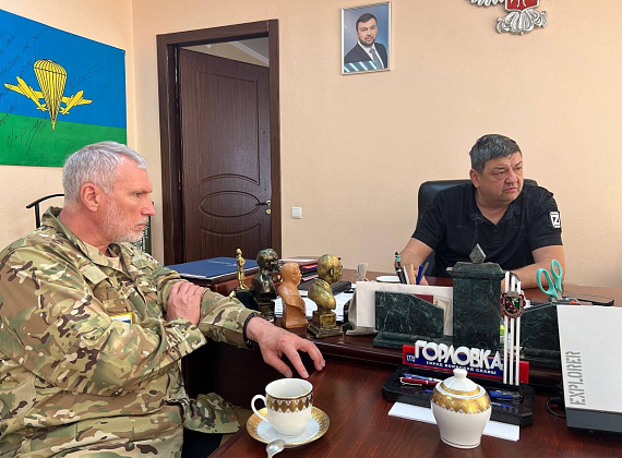 Визит Алексея Журавлева в зону проведения специальной военной операции (июнь 2022)