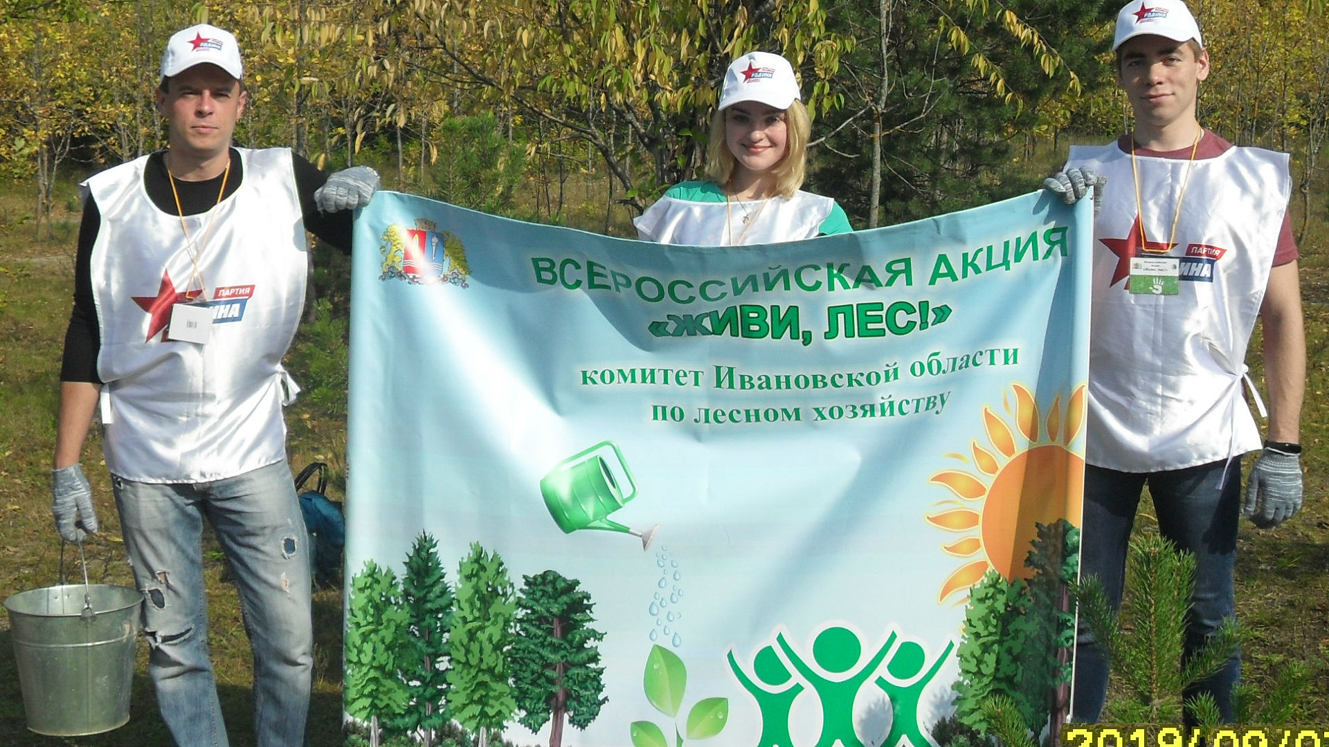 Ивановские соратники приняли участие в акции "Живи, лес"