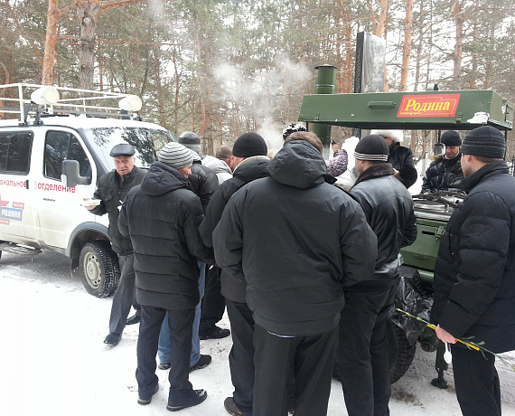 "РОДИНА" организовала военно-полевой обед для воинов-афганцев в Самаре