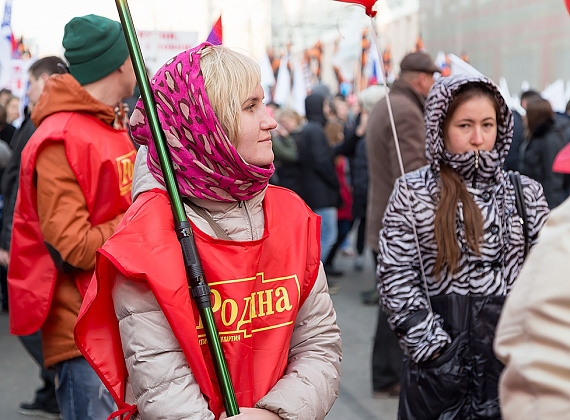 Партия "РОДИНА" - на акции "Мы едины!", 04.11.2014 (2 часть)