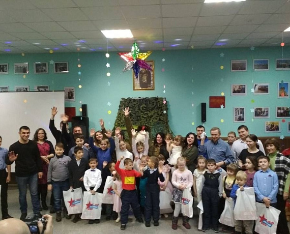 "РОДИНА" провела "Фронтовую елку" для детей Истринского района Подмосковья