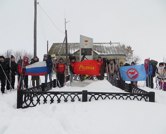 Патриоты Оренбурга провели 100-километровый лыжный поход