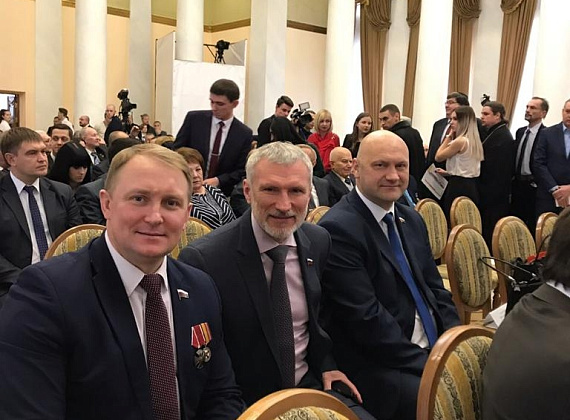 Алексей Журавлев посетил инаугурацию Главы ЛНР Леонида Пасечника, 21.11.2018