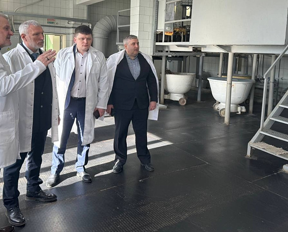 Алексей Журавлев приехал на Тамбовский хлебокомбинат