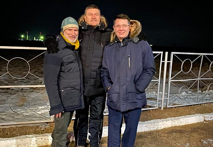 Алексей Журавлев поздравил боевой расчет ракеты-носителя "Союз-2.1б" с успешным пуском
