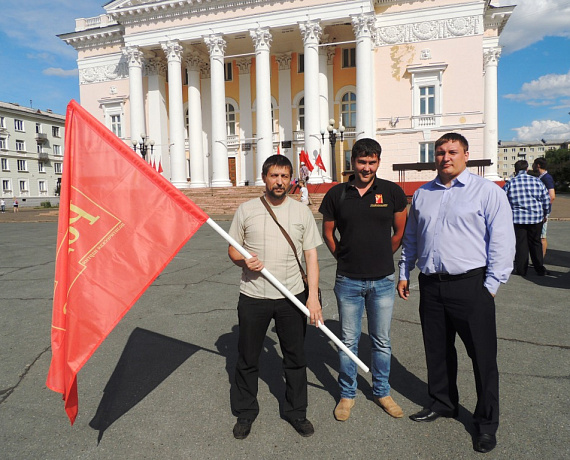 Красноярские активисты провели митинг в поддержку Новороссии