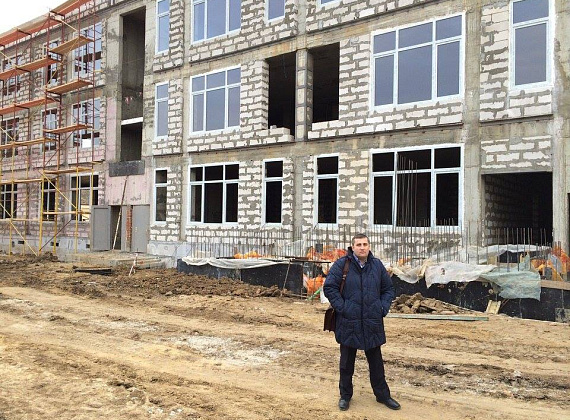 Алексей Журавлёв осмотрел стройплощадки соцобъектов в ПМР, 02.12.2014