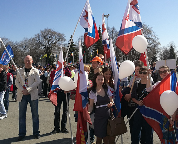Ульяновские партийцы приняли участие в акциях, посвященных Дню труда