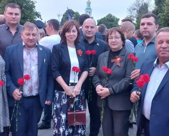 Тамбовская "РОДИНА" приняла участие в патриотической акции "Свеча памяти"