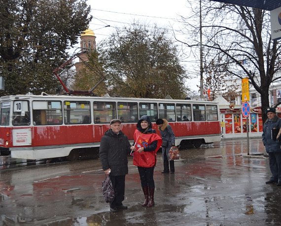 Патриоты Саратова поддержали пикетами выборы в Новороссии