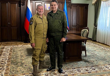 Алексей Журавлев встретился с Главой ЛНР Леонидом Пасечником