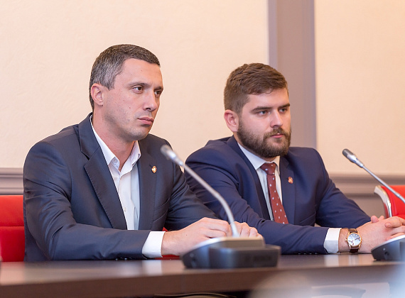 Встреча Алексея Журавлёва с руководством сербской партии "Двери", 02.10.2015