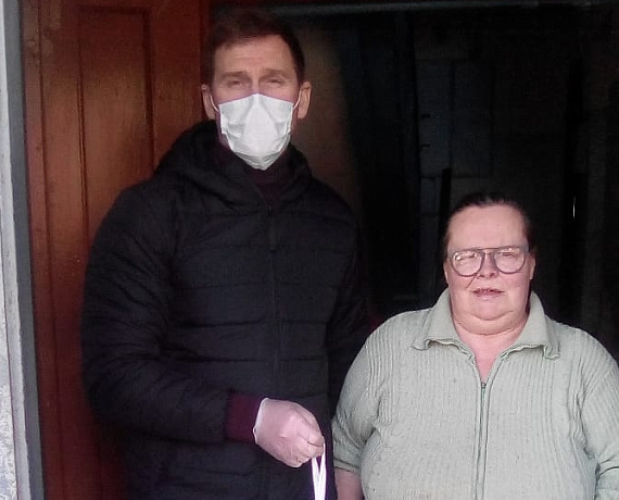 Активисты подмосковной "РОДИНЫ" оказали продовольственную помощь гражданам