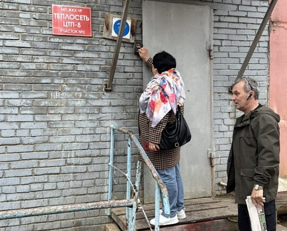 Павел Хлюпин с инспекцией посетил центральный тепловой пункт