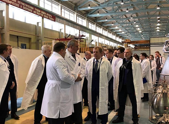 Рабочий визит Алексея Журавлева в составе делегации "Роскосмоса" в Воронеж, 01.03.2019