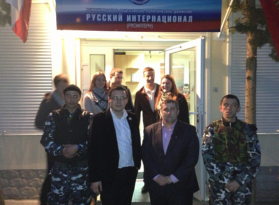 Делегация Русинтерна в Симферополе, 5 марта 2014 г.