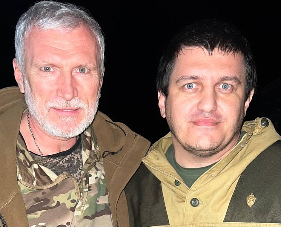 Алексей Журавлев поздравил с днем рождения командира бригады "Пятнашка" Ахру Авидзбу