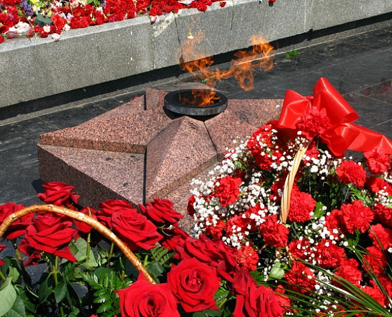 Активисты "РОДИНЫ" возложили цветы к Вечному огню в Самаре