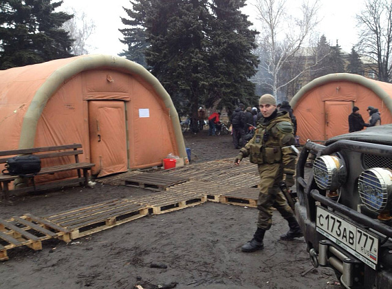 Визит Алексея Журавлёва на Донбасс, 27.02-01.03.2015