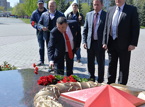 В гости к челябинской "РОДИНЕ" приехал И. Коротченко