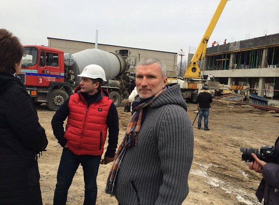 Алексей Журавлёв осмотрел стройплощадки соцобъектов в ПМР, 02.12.2014