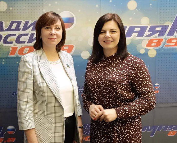 Председатель Тамбовской гордумы Елена Леонова стала гостем "Радио России – Тамбов"