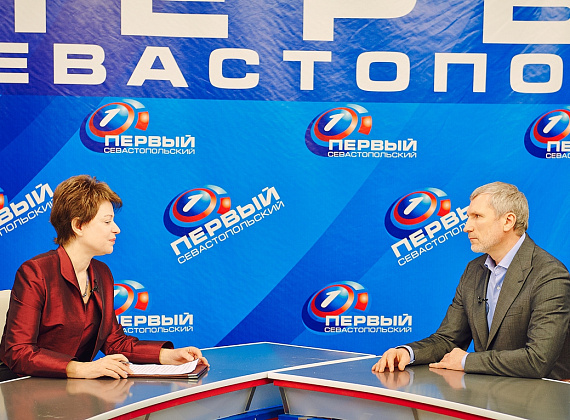 Алексей Журавлёв в Севастополе, 14 марта 2014 г.