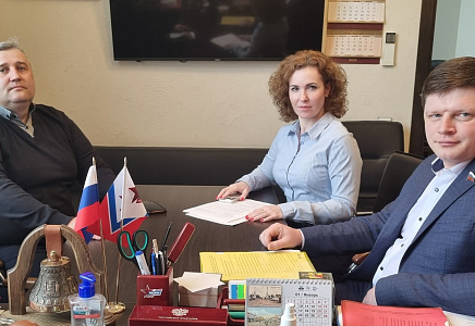 Алексей Рылеев встретился с тамбовскими депутатами от "РОДИНЫ" Викторией Зотовой и Сергеем Мягких