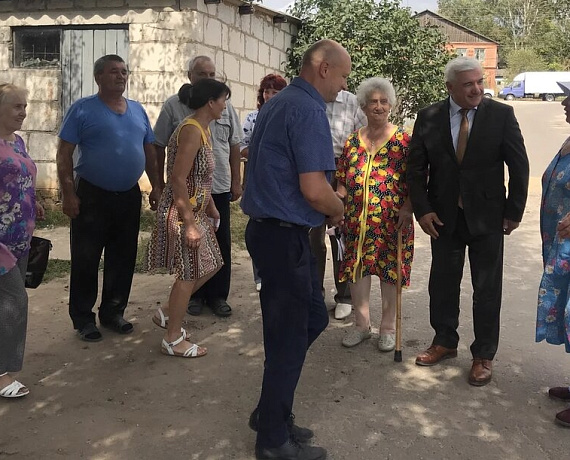 Председатель Воронежской "РОДИНЫ" совершил рабочий визит в Репьевский район