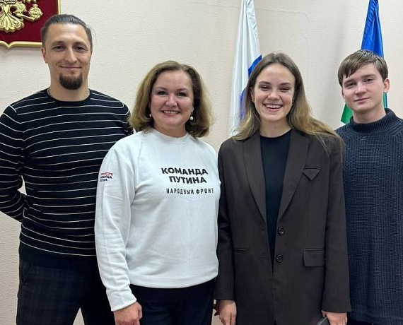 Елена Иванова приняла участие в съёмках сериала "Молодёжная команда Путина"