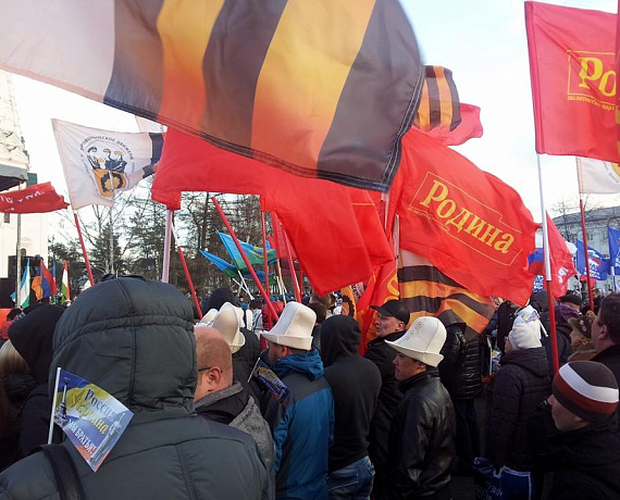 Родинцы Ярославля приняли участие в митинге в поддержку народа Крыма