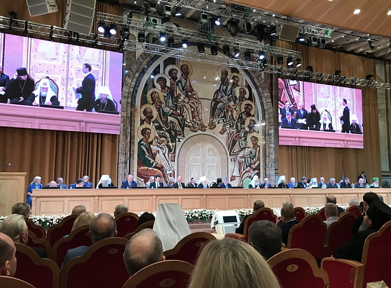 Федор Бирюков на XXIII Всемирном Русском Народном Соборе (Москва, Храм Христа Спасителя, 18.10.2019)