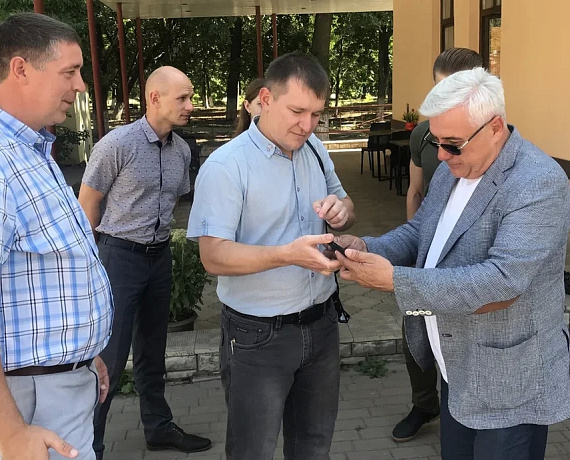 Любомир Радинович встретился с главой администрации Бобровского района Воронежской области
