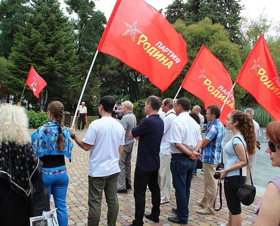 Активисты провели митинг в Сочи