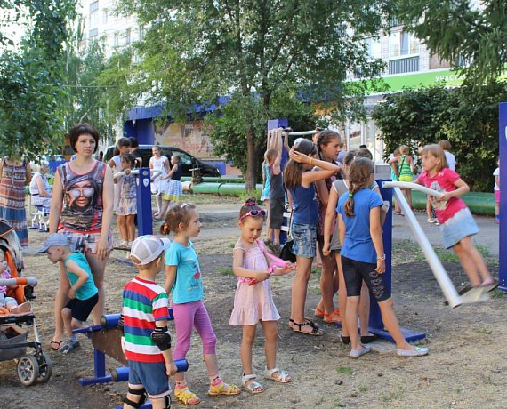 Ульяновские соратники открыли спортивную площадку с антивандальными тренажёрами