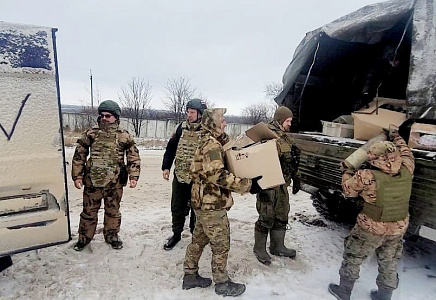 Команда партии "РОДИНА" доставила гуманитарный груз в зону проведения СВО