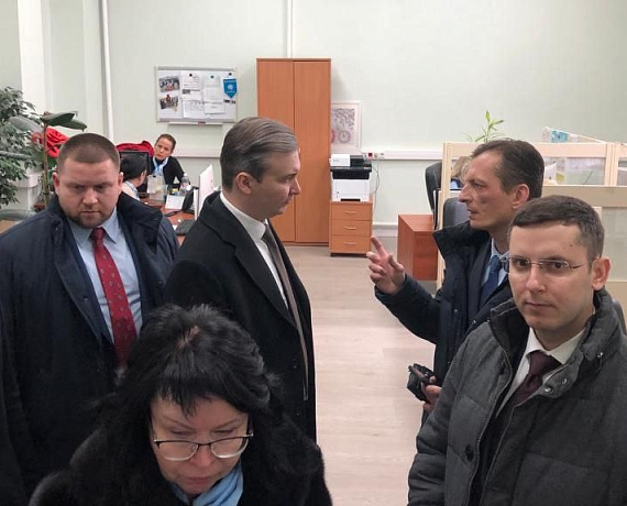Делегация партии "РОДИНА" посетила "МОСГОРТРАНС"