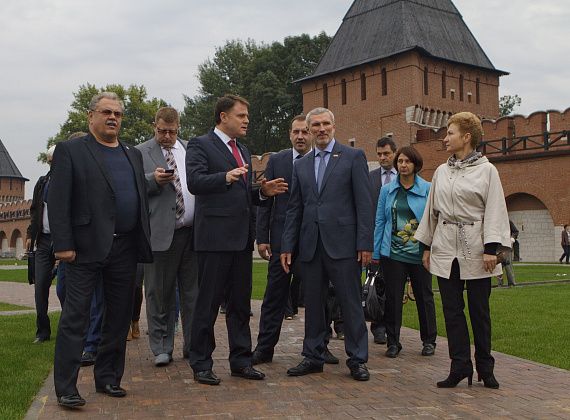 Визит Алексея Журавлева в Тулу, 02.09.2014