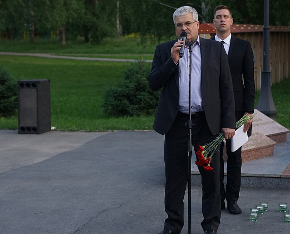Новосибирская "РОДИНА" приняла участие в акция "Свеча памяти"